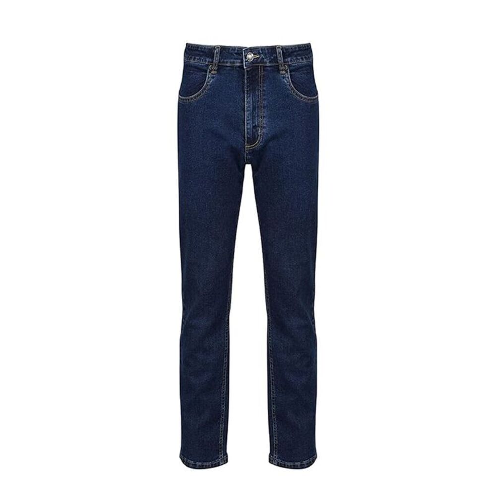 Iron Mountain Mens Denim Stretch Jeans / Denim Blue